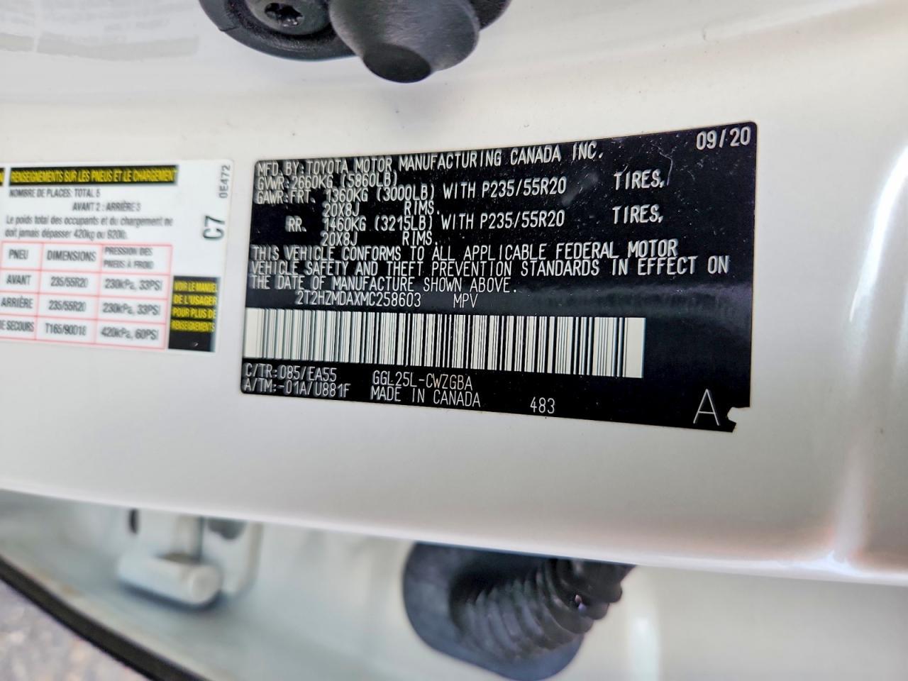 2021 LEXUS RX 350