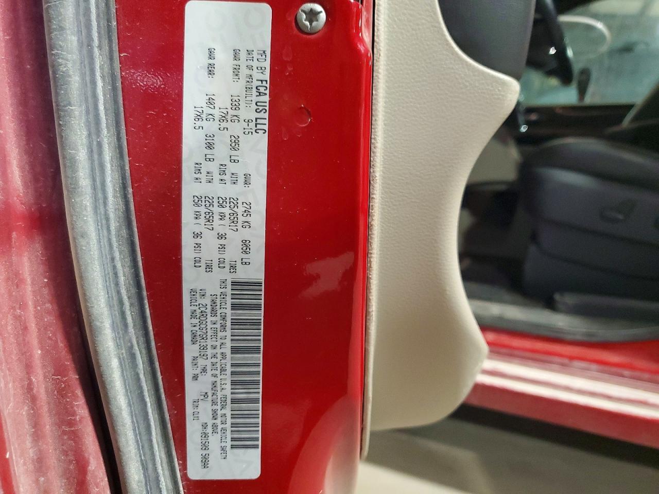 2016 DODGE GRAND CARAVAN