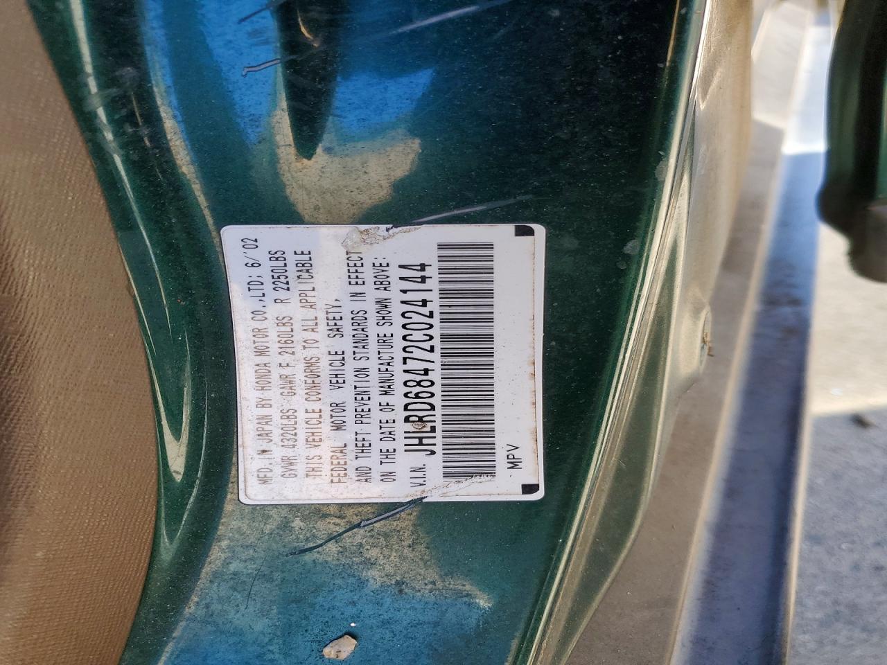 2002 HONDA CR-V