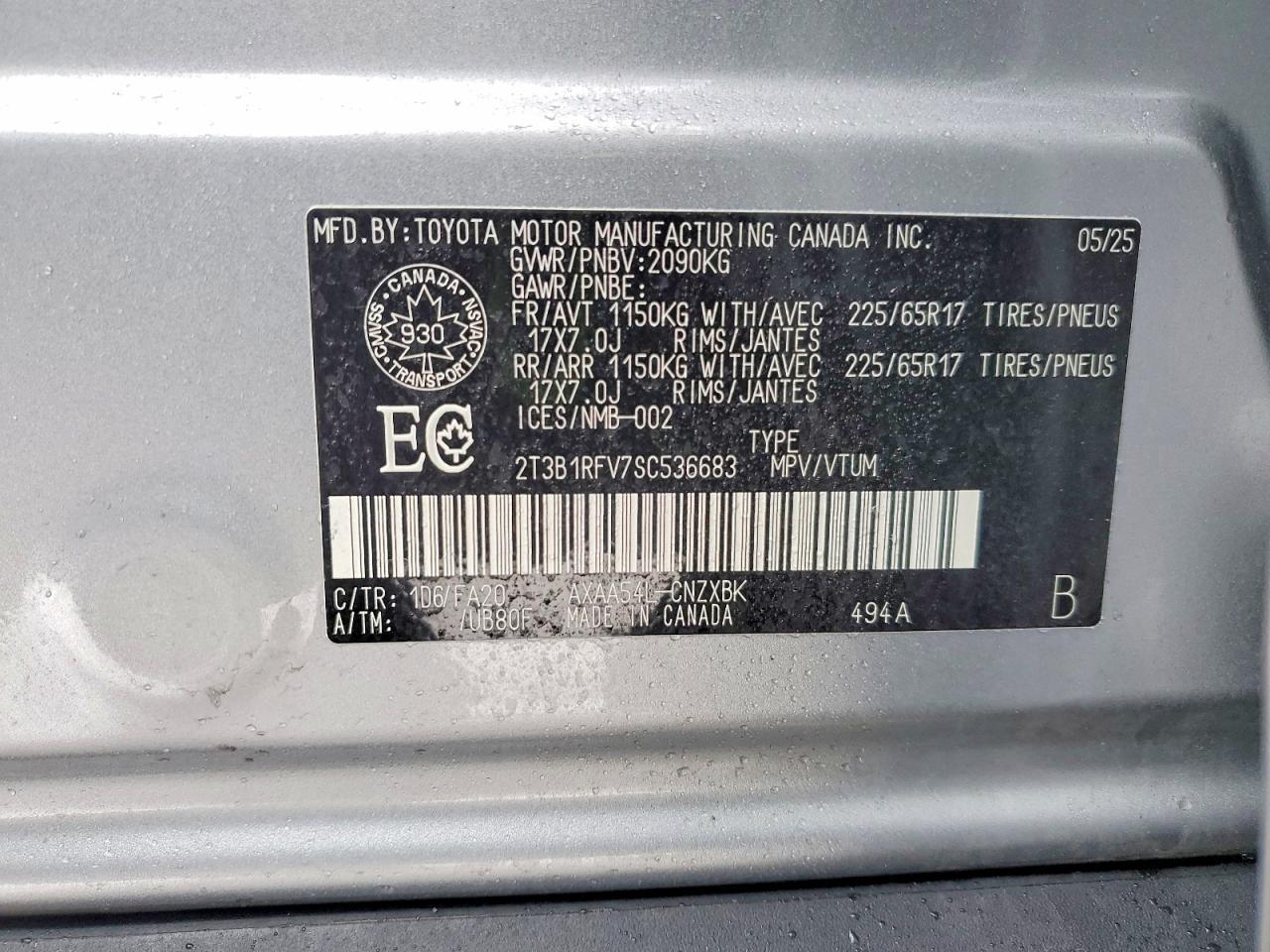 2025 TOYOTA RAV4