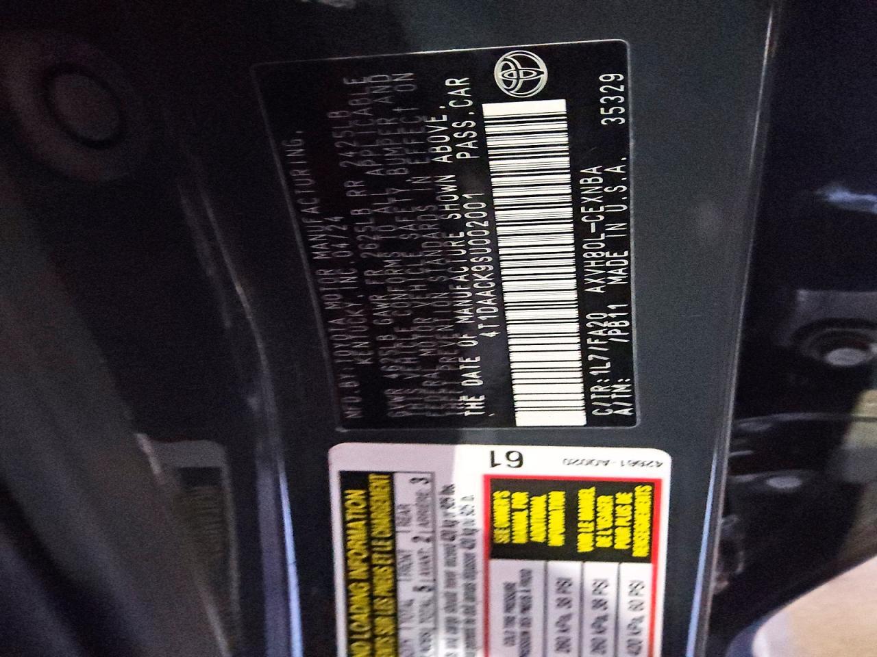 2025 TOYOTA CAMRY