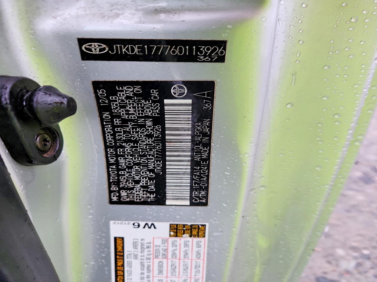2006 SCION TC