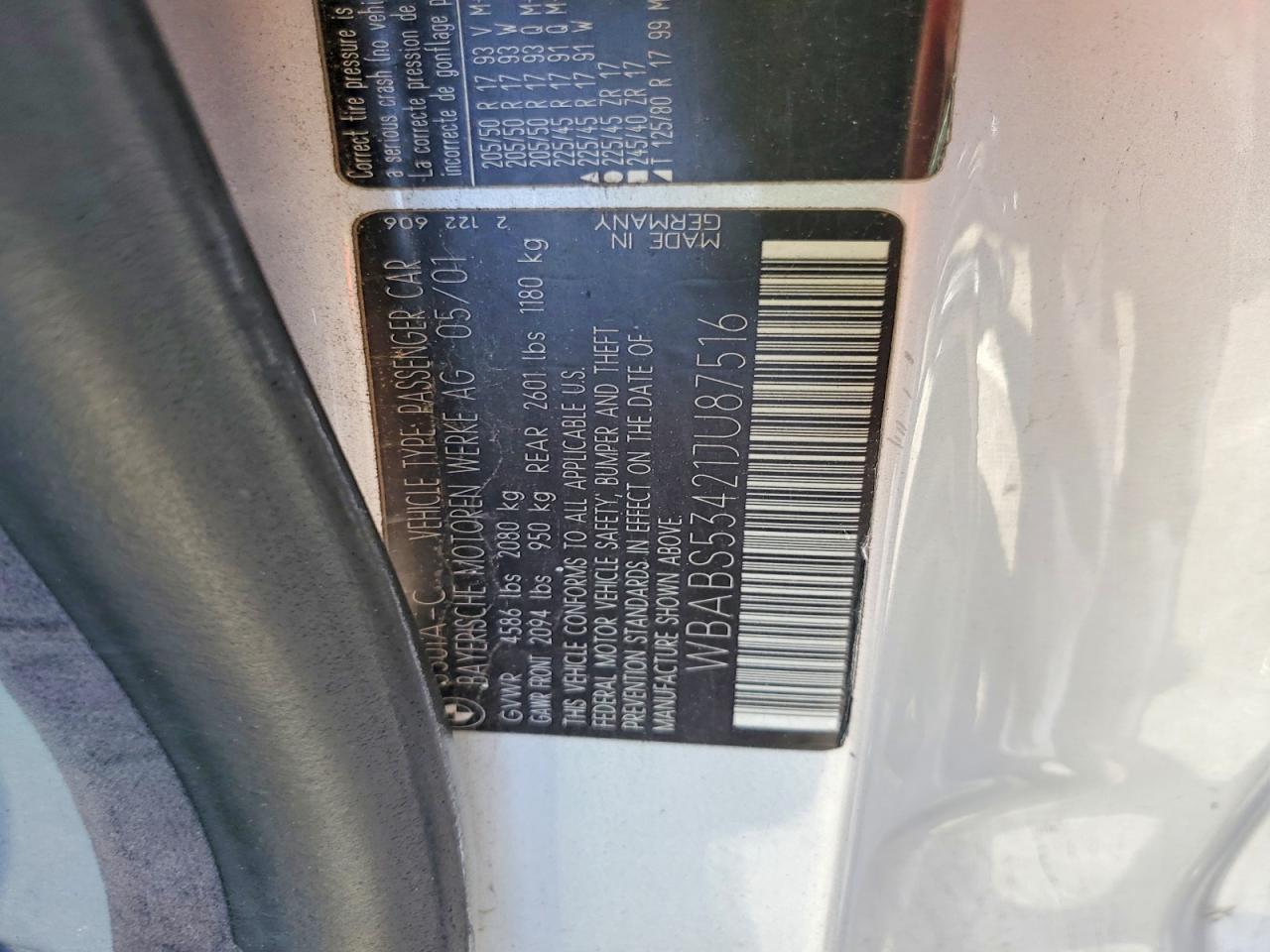 2001 BMW 3 SERIES