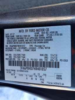 2017 FORD FUSION