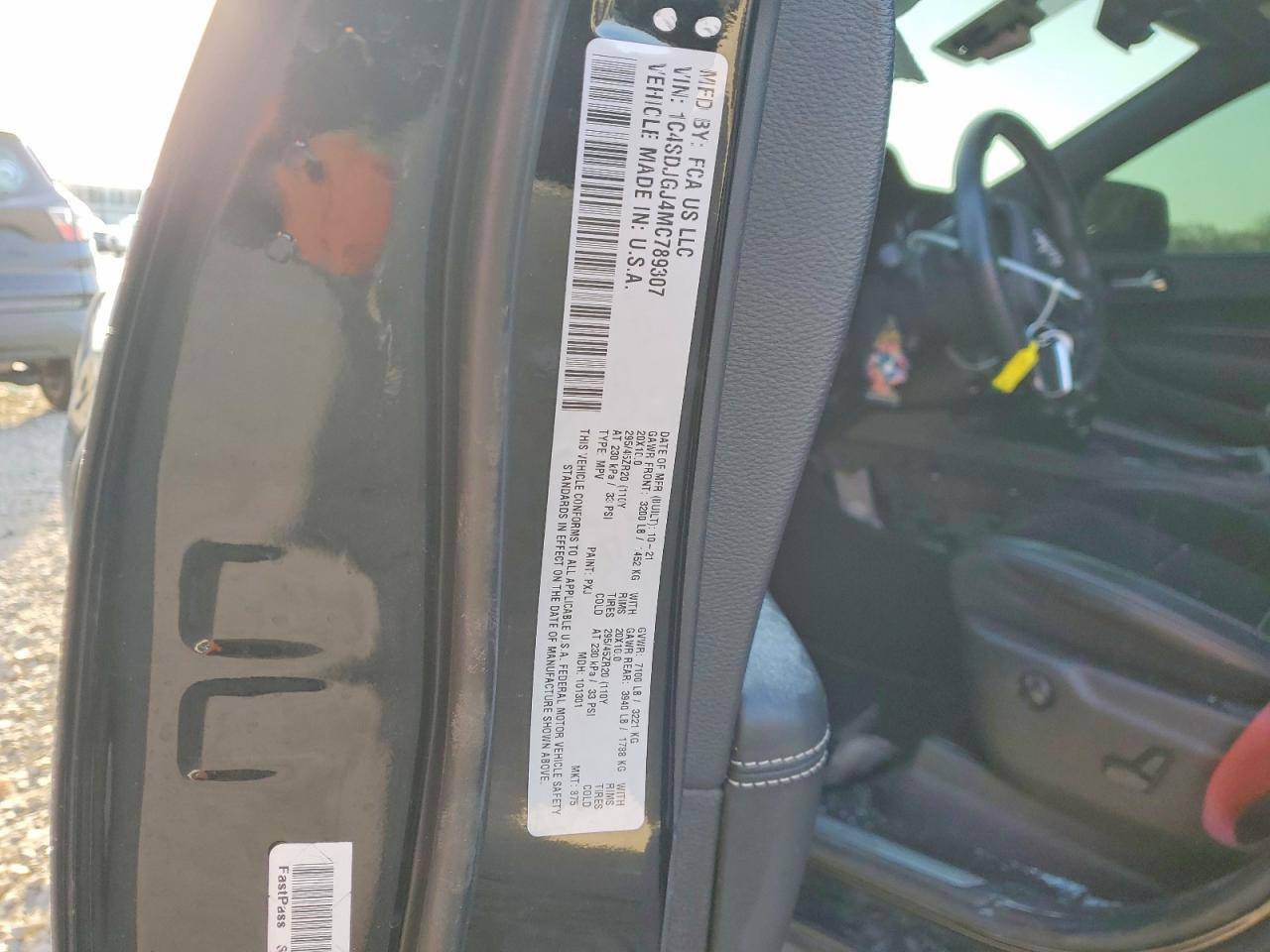 2021 DODGE DURANGO