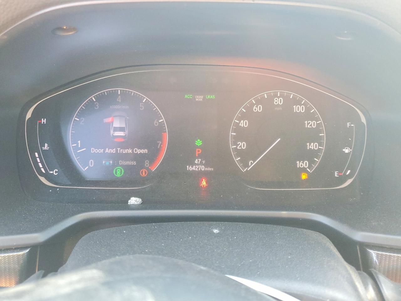 2019 HONDA ACCORD