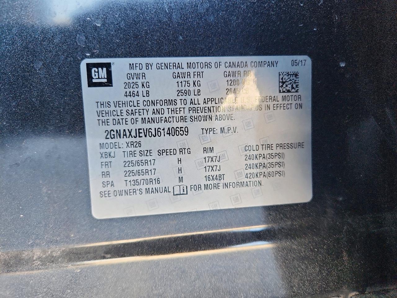 2018 CHEVROLET EQUINOX