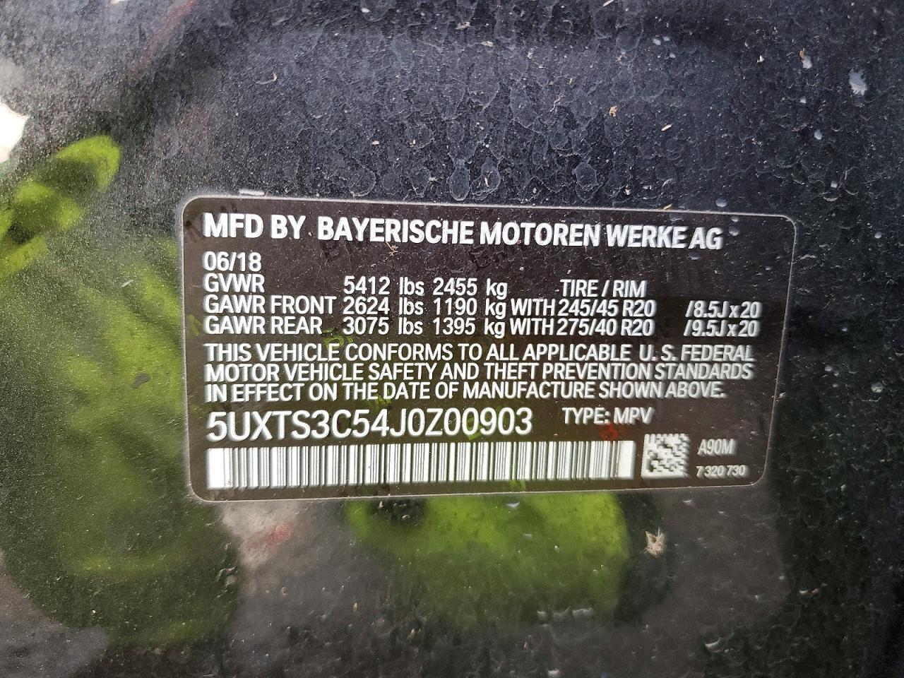 2018 BMW X3