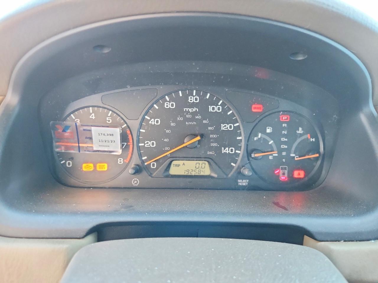 2000 HONDA ACCORD