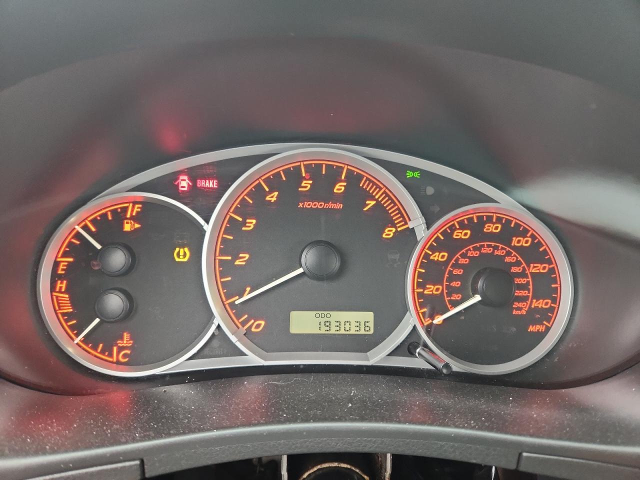 2008 SUBARU IMPREZA