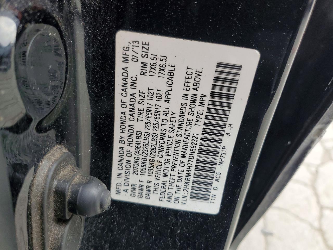2013 HONDA CR-V