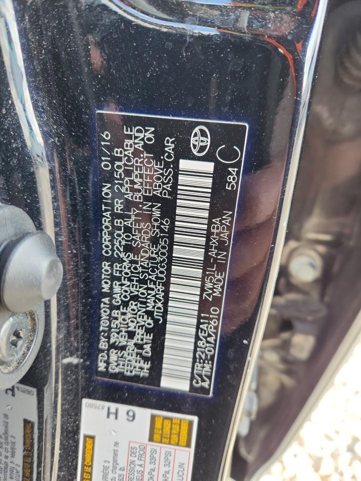 2016 TOYOTA PRIUS