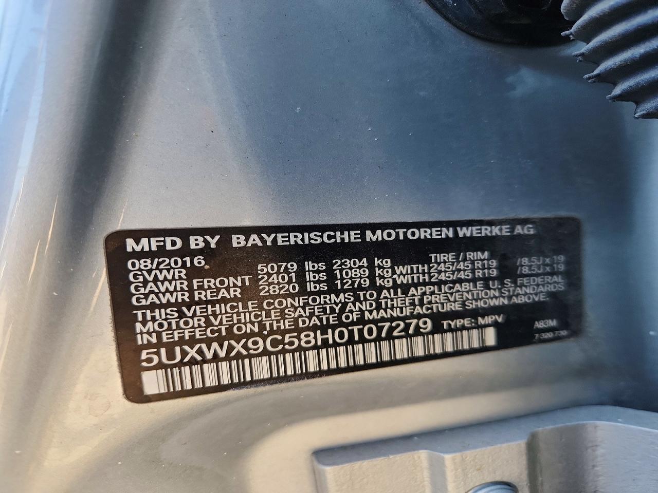 2017 BMW X3
