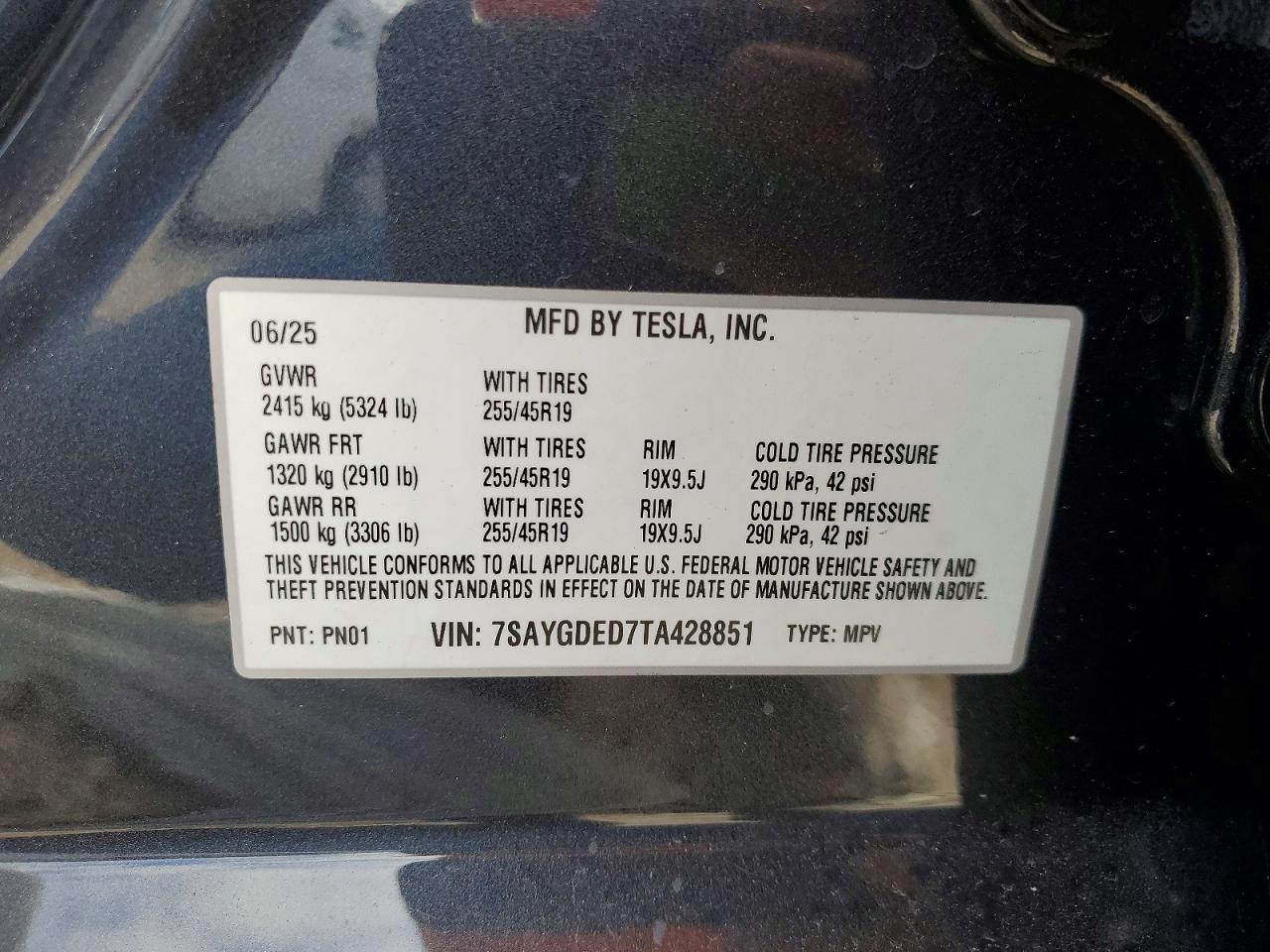 2026 TESLA MODEL Y