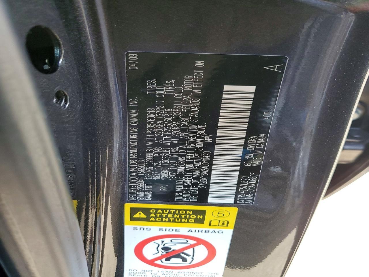 2010 LEXUS RX 350