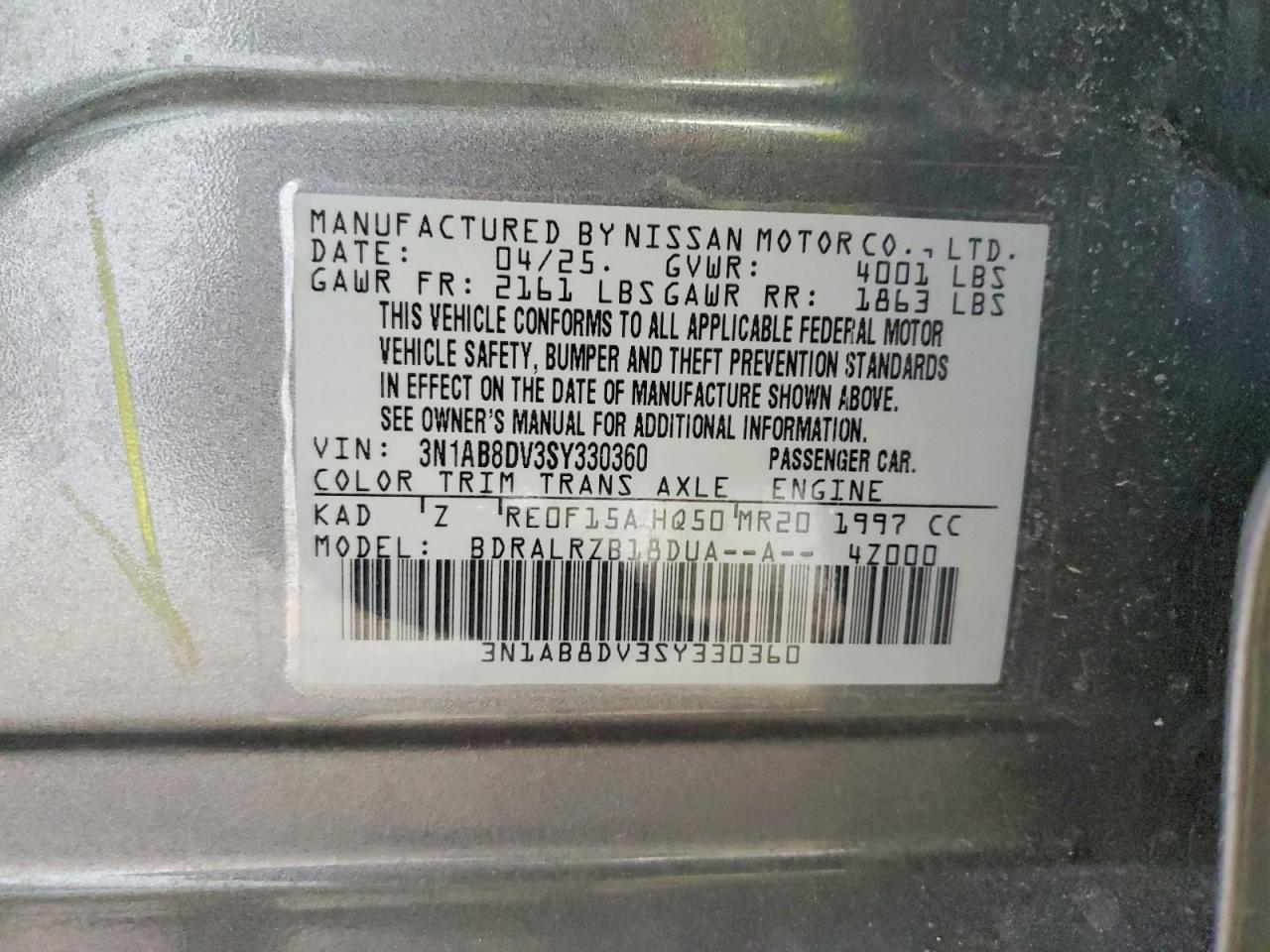 2025 NISSAN SENTRA