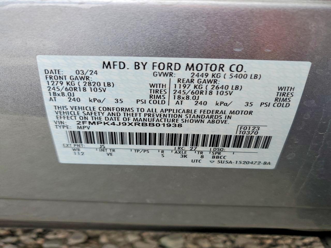 2024 FORD EDGE