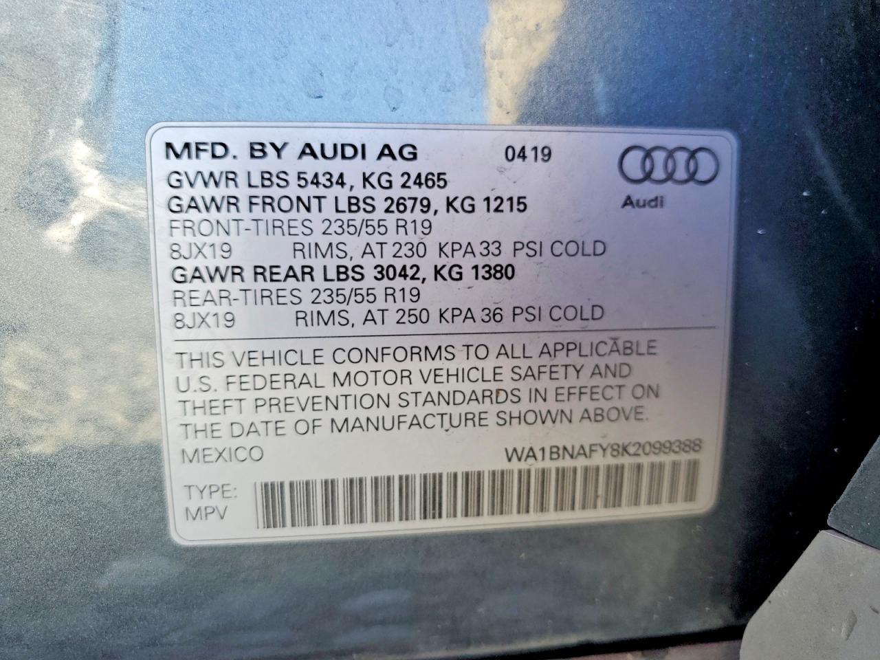 2019 AUDI Q5