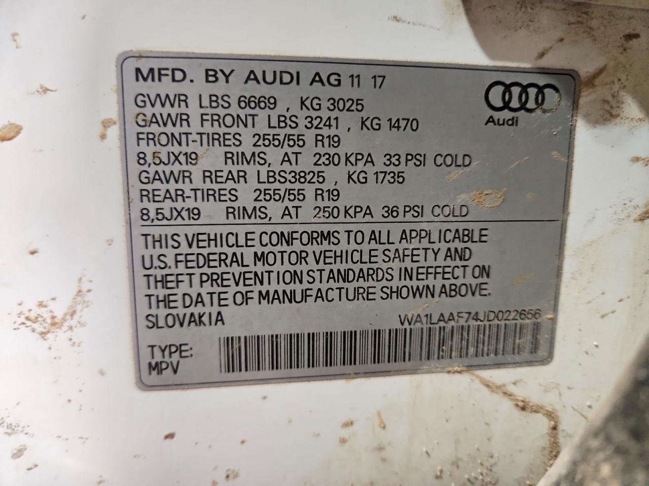 2018 AUDI Q7
