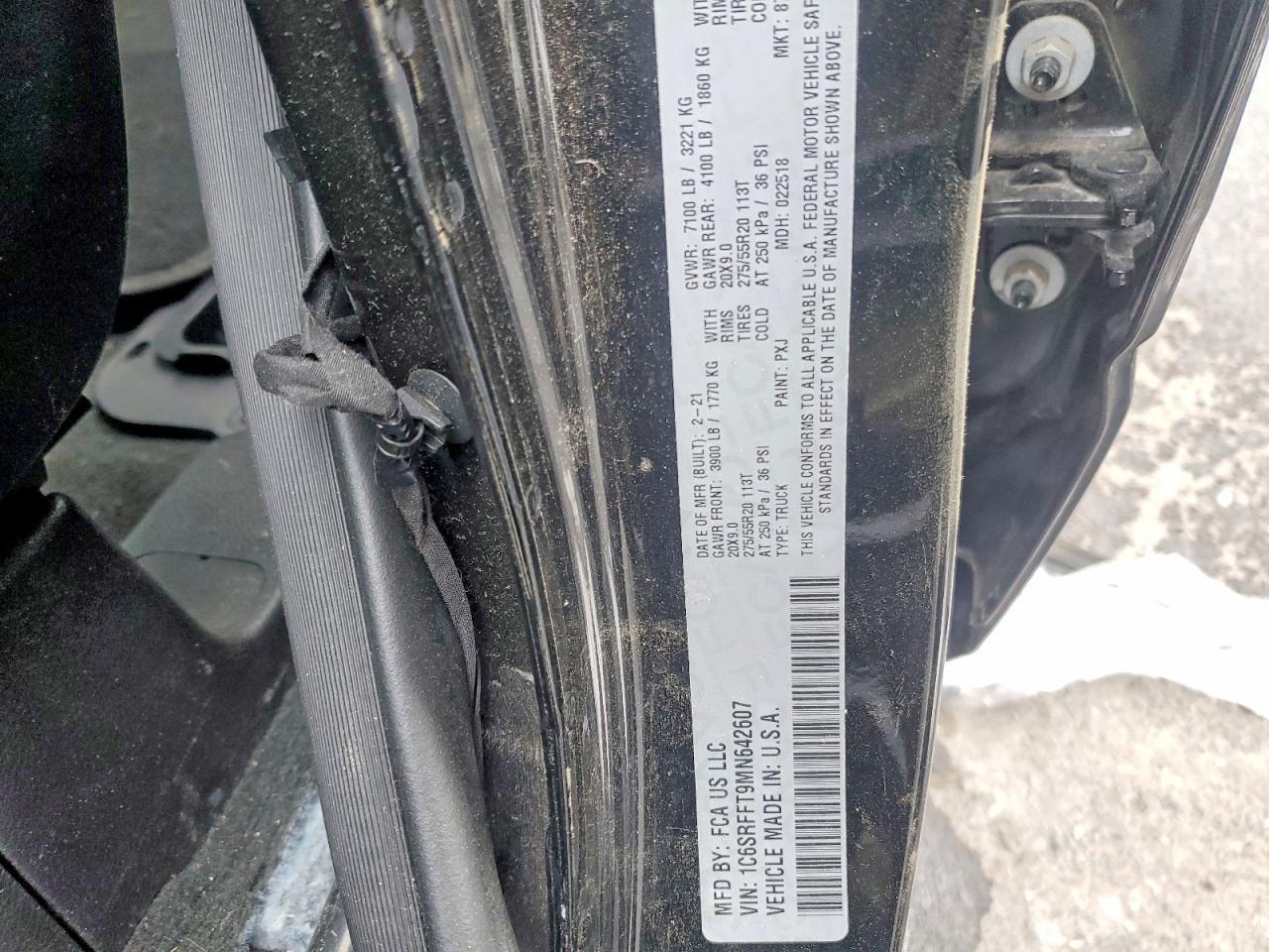 2021 RAM 1500