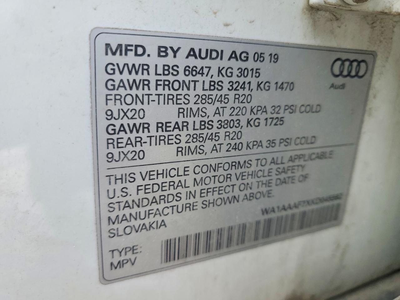 2019 AUDI Q7