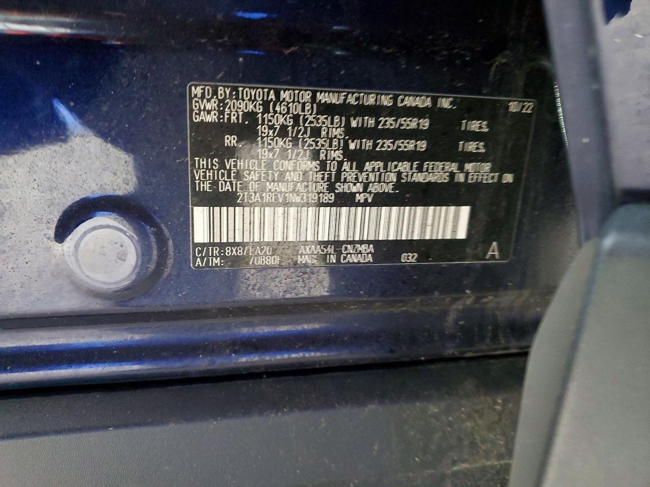 2022 TOYOTA RAV4