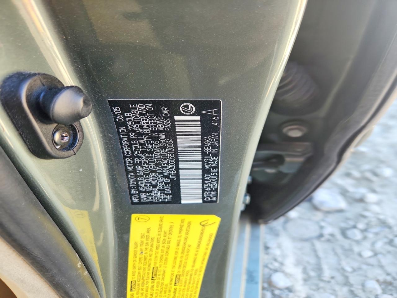 2005 LEXUS ES 330