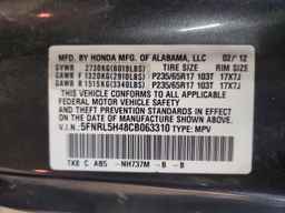 2012 HONDA ODYSSEY