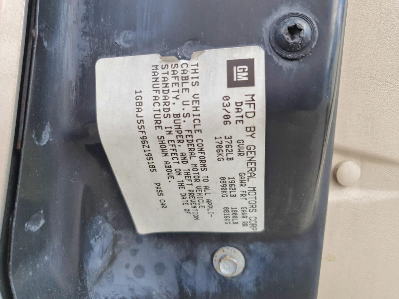 2006 SATURN Ion