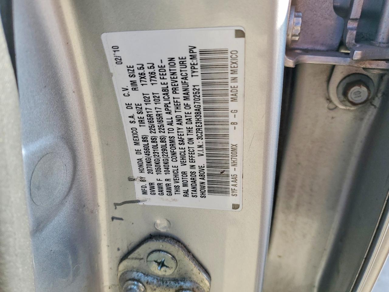 2010 HONDA CR-V
