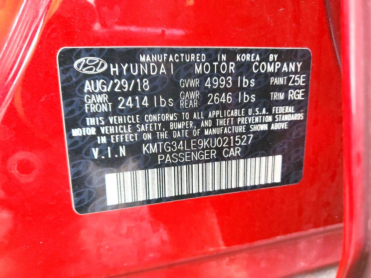 2019 GENESIS G70
