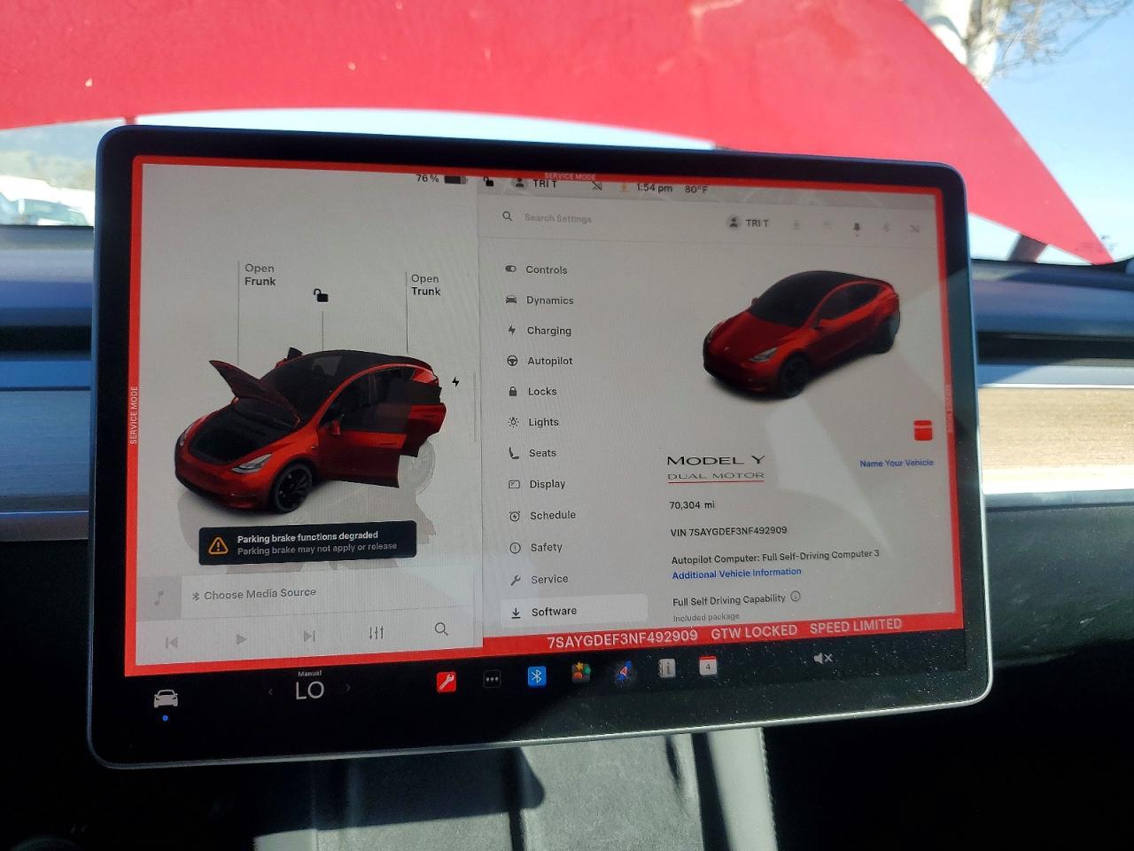 2022 TESLA MODEL Y