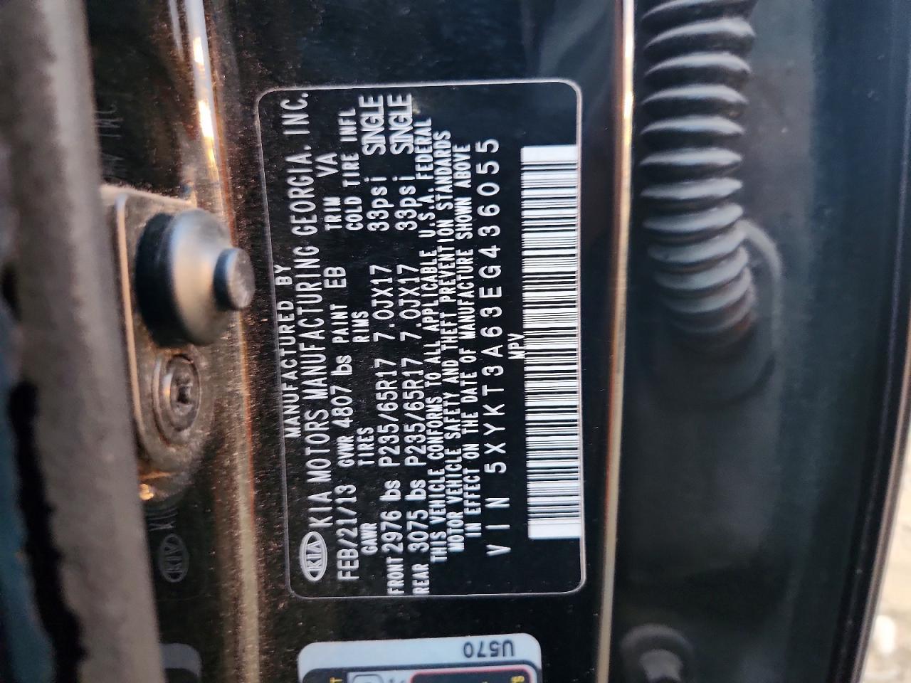 2014 KIA SORENTO
