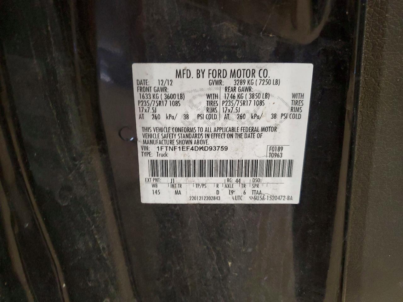 2013 FORD F-150