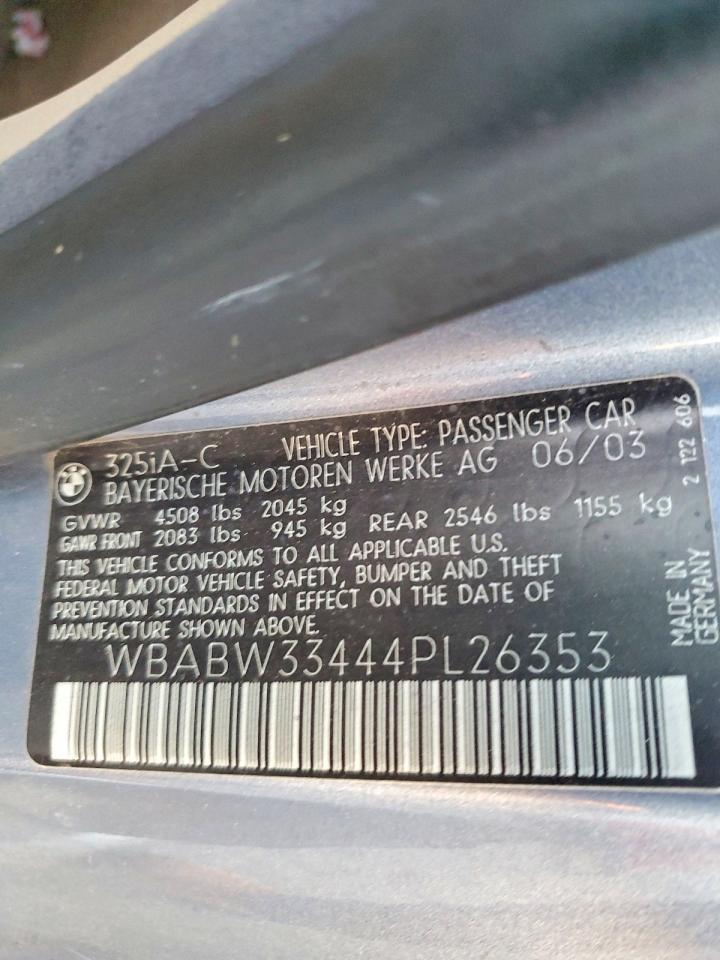 2004 BMW 3 SERIES