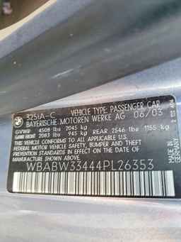 2004 BMW 3 SERIES