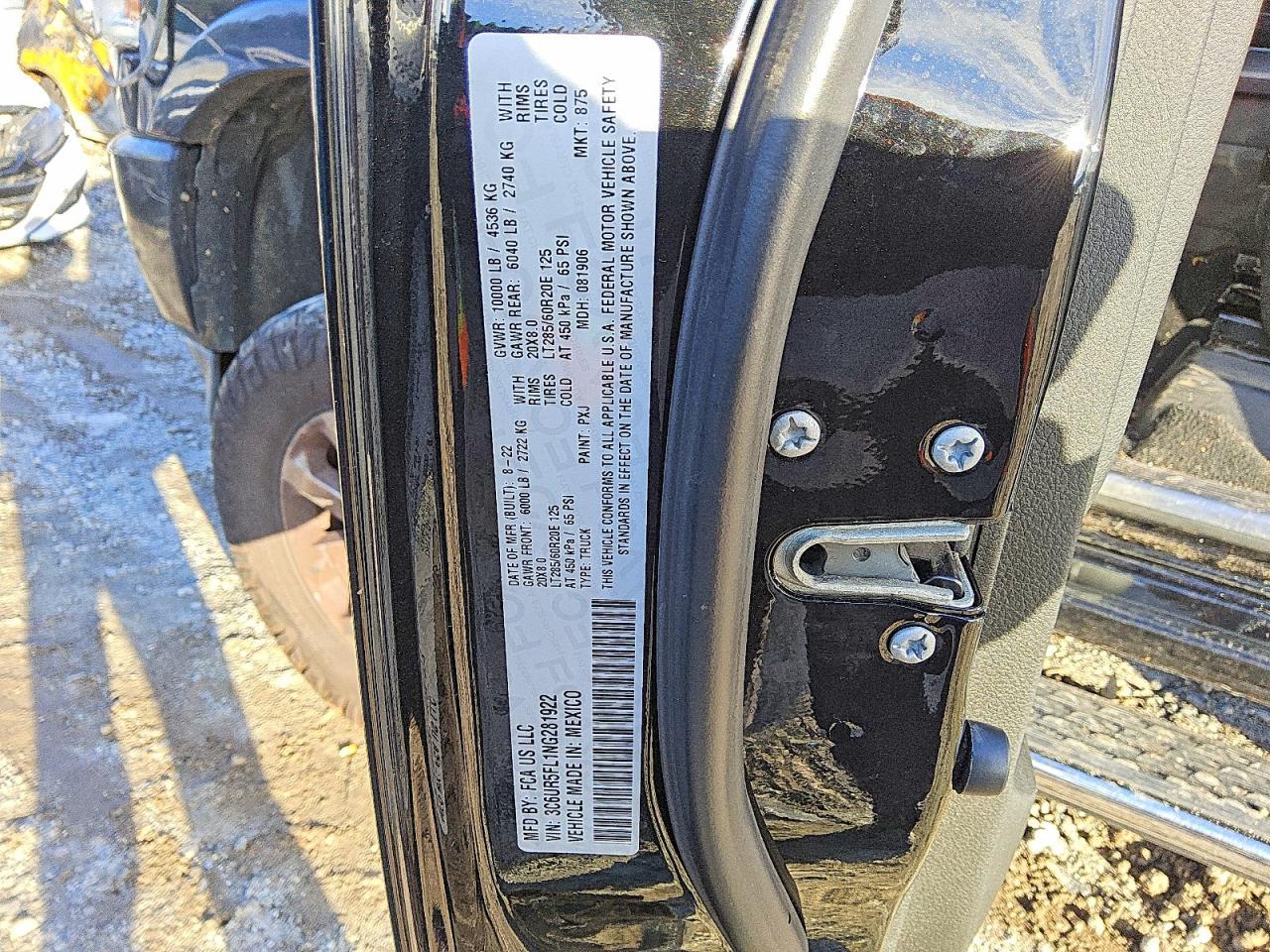 2022 RAM 2500