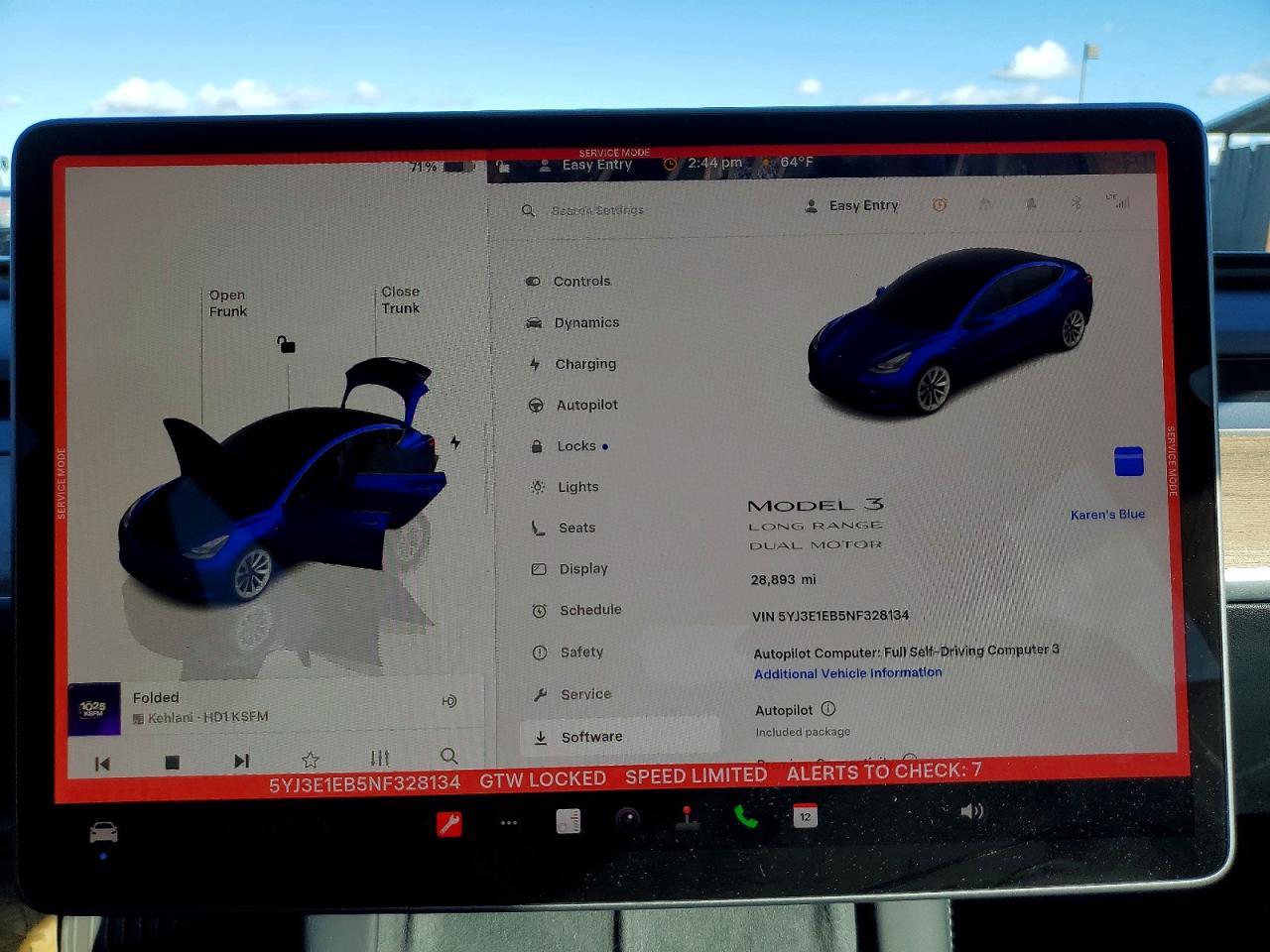 2022 TESLA MODEL 3