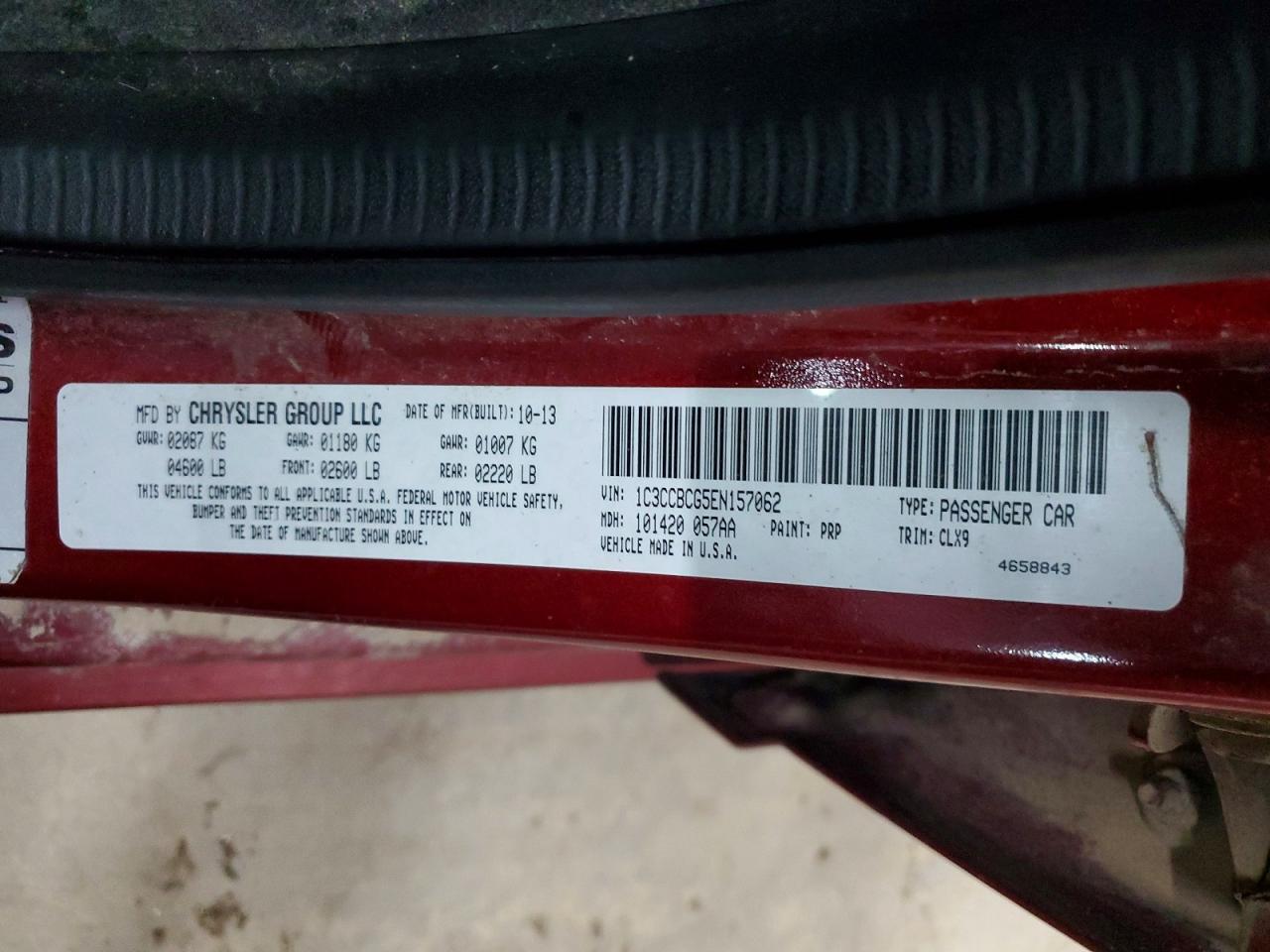 2014 CHRYSLER 200