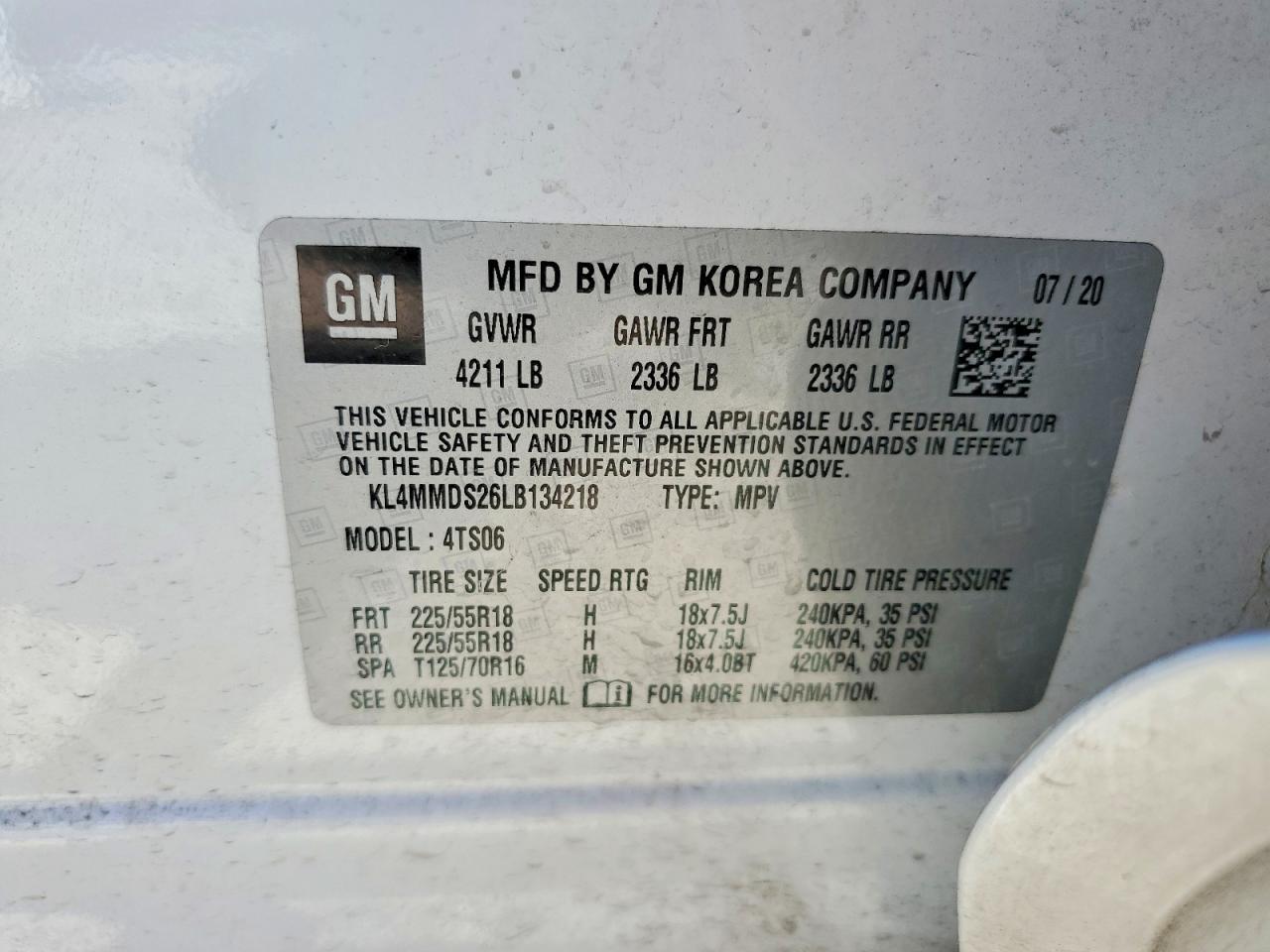 2020 BUICK Encore GX