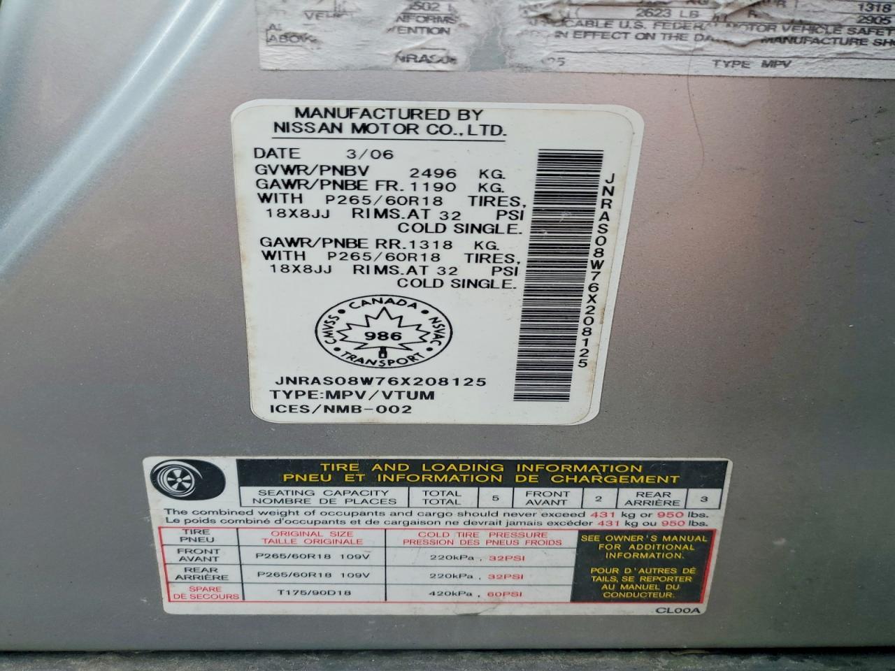 2006 INFINITI FX35