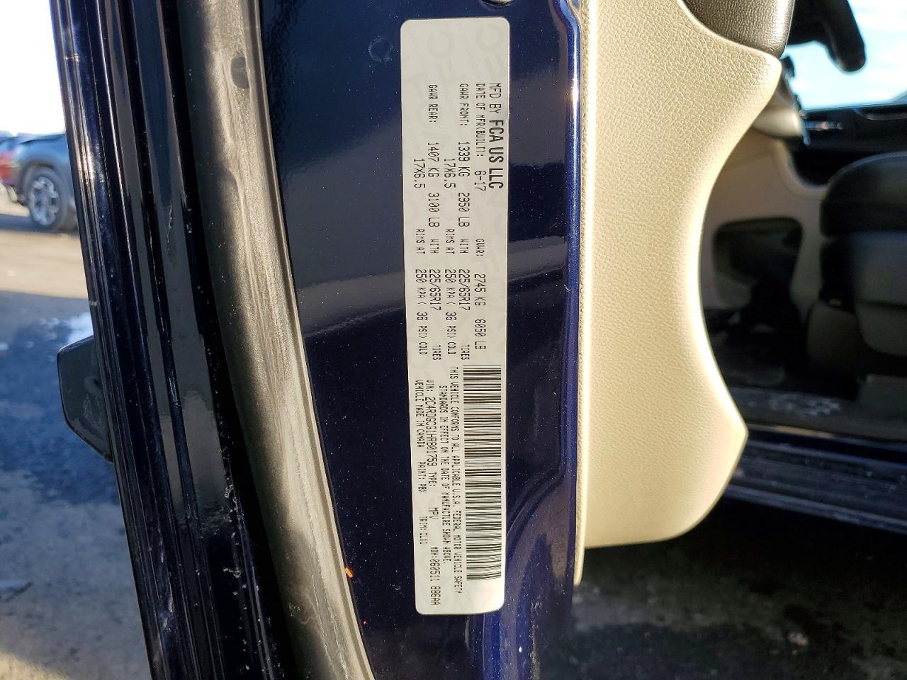 2017 DODGE GRAND CARAVAN