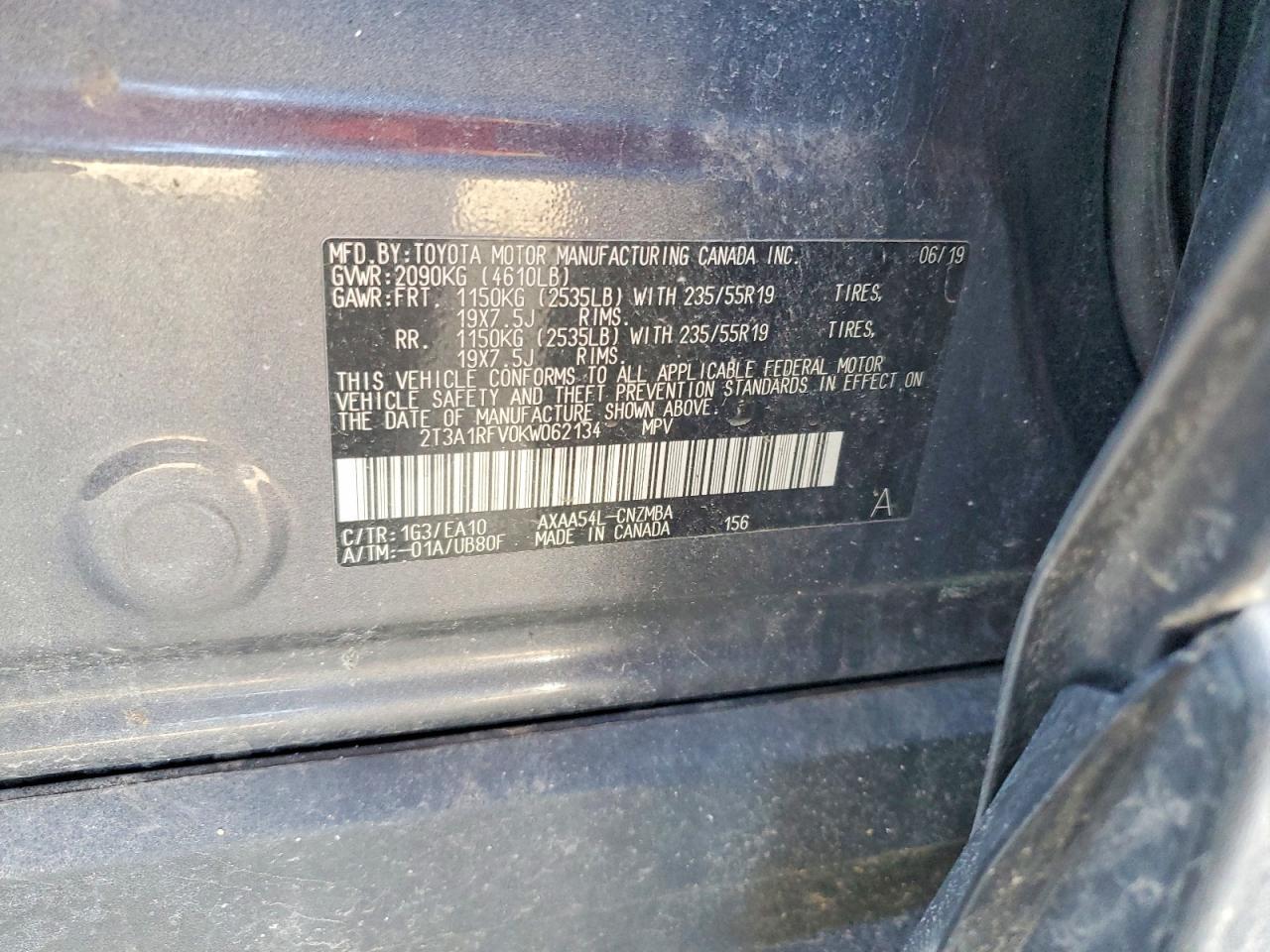 2019 TOYOTA RAV4