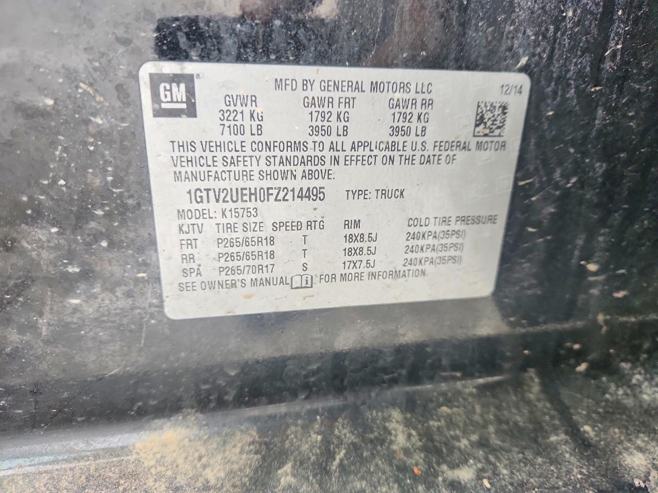2015 GMC Sierra