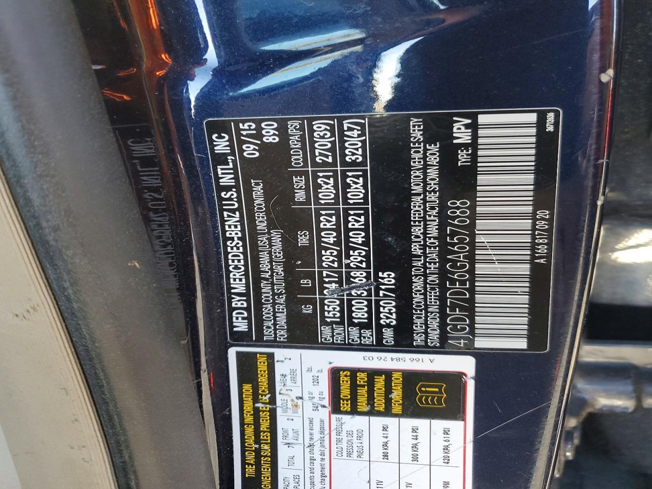 2016 MERCEDES-BENZ GL-Class