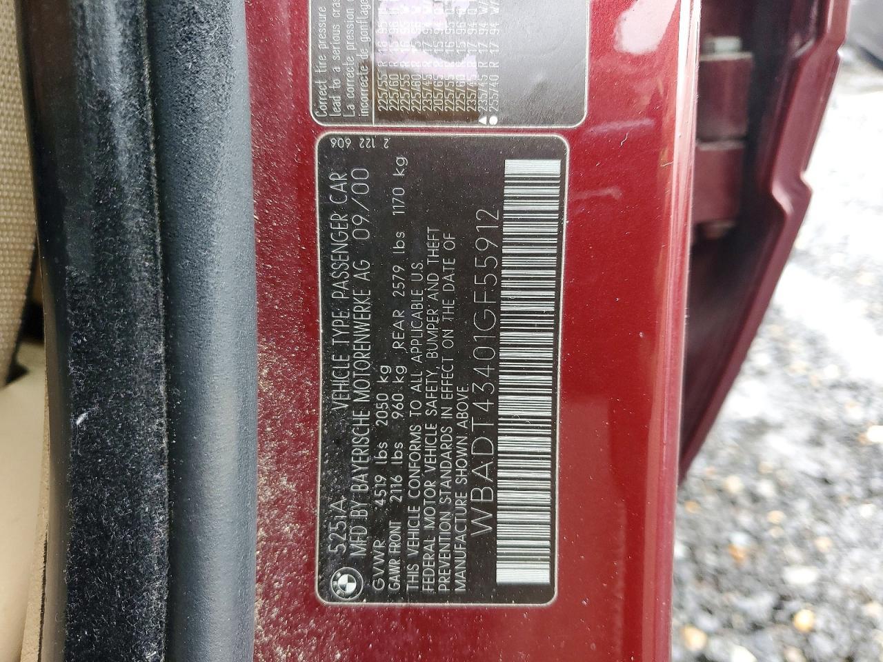 2001 BMW 5 series