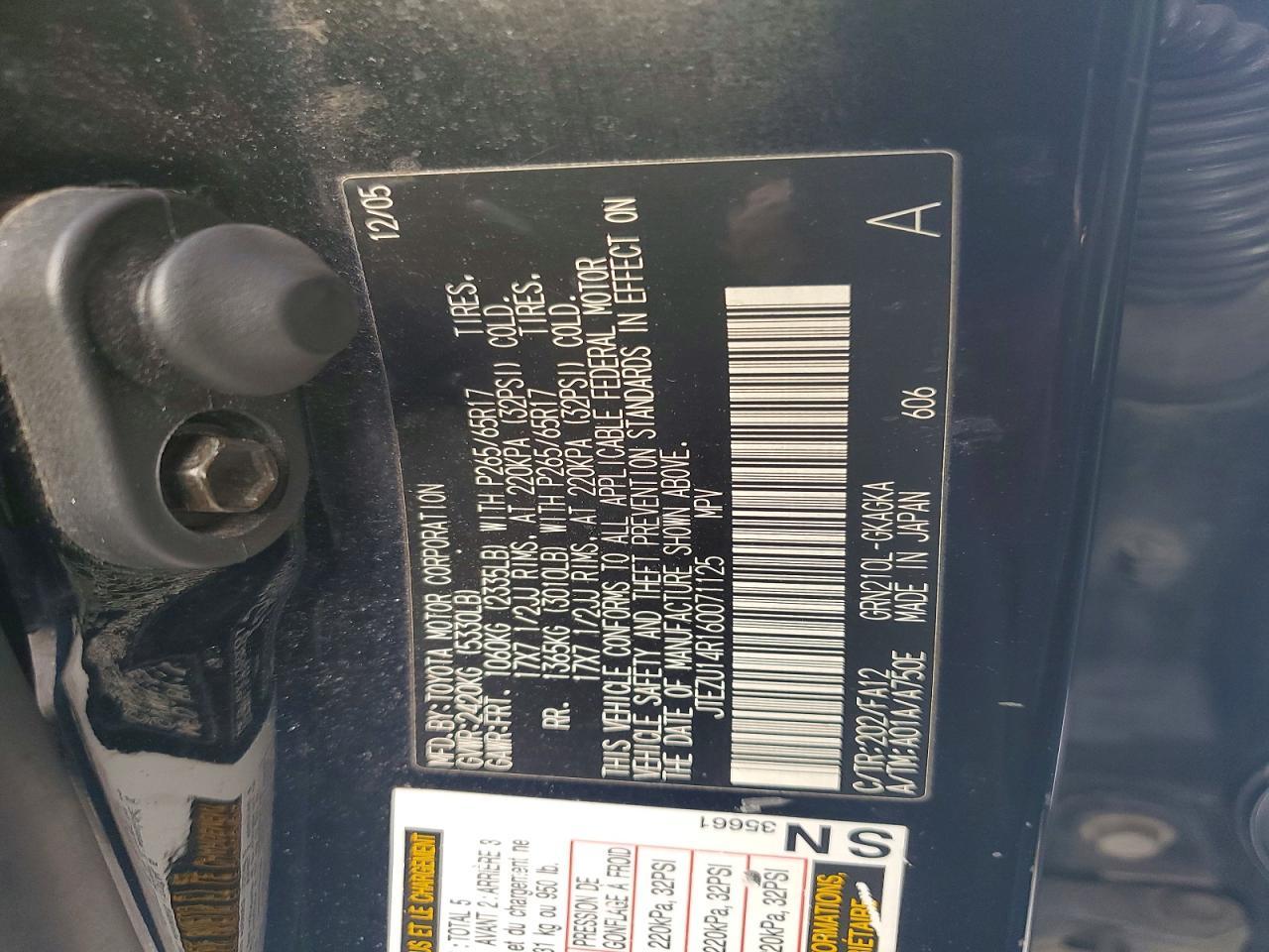 2006 TOYOTA 4Runner