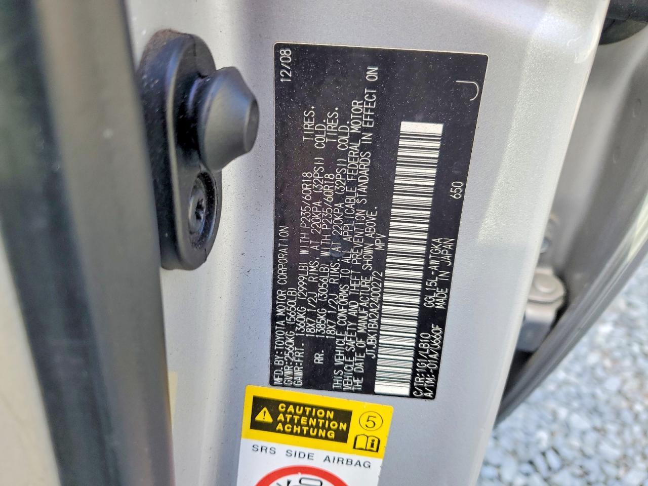 2010 LEXUS RX 350