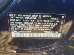 2012 VOLKSWAGEN Passat