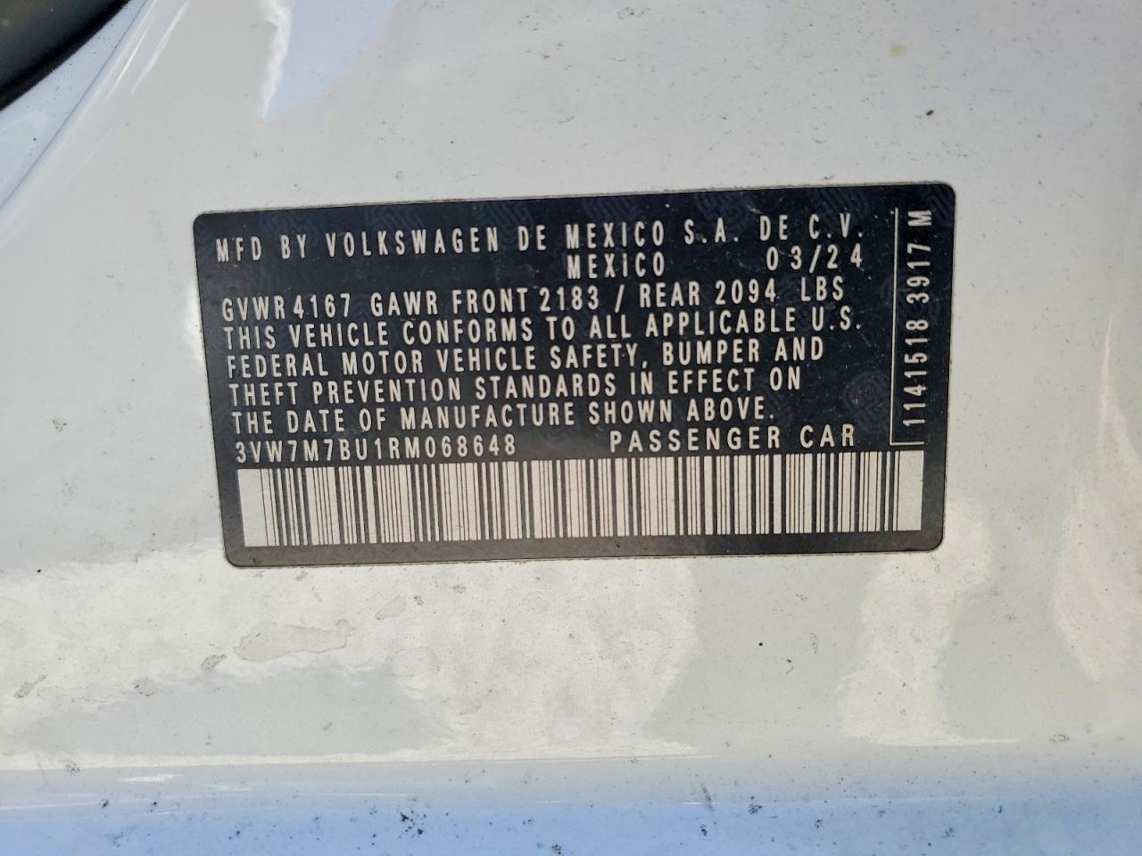 2024 VOLKSWAGEN JETTA
